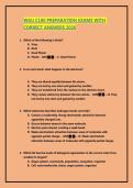 WGU C190 PREPARATION EXAMS WITH CORRECT ANSWERS 2026 -