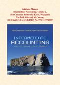 Solutions Manual&NewLine;Intermediate Accounting&comma; Volume 2&comma; &NewLine;13th Canadian Edition by Kieso&comma; Weygandt&comma; Warfield&comma; Wieck & McConomy&NewLine;