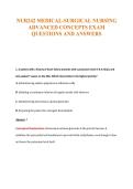 NUR242 Exam Compilations with Complete & Verified Solutions
