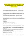 SDI Open Water Scuba Diver Exam with all Correct & 100&percnt; Verified Answers &vert;Actual Complete Update &vert;Already Graded A&plus;