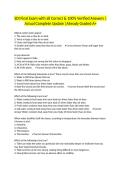 SDI Final Exam with all Correct & 100&percnt; Verified Answers &vert;Actual Complete Update &vert;Already Graded A&plus;