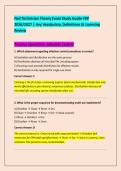 Nail Technician Theory Exam Study Guide PDF &NewLine;2026&sol;2027 &vert; Key Vocabulary&comma; Definitions & Licensing &NewLine;Review
