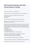 ATLS Practice Questions & 100&percnt; Correct Answers 2026&sol;2027 &vert; Verified Exam Prep & Study Guide