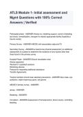 ATLS Module 1 Initial Assessment & Management 2026&sol;2027 &vert; Questions & Answers