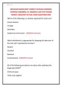 MICHIGAN MANICURIST CORRECT DETAILED ANSWERS &NewLine;&lpar;VERIFIED ANSWERS&rpar; &vert;A&plus; GRADED&vert;&vert;JUST OUT&excl;&excl;&excl;EXAM &NewLine;NEWEST 2026&sol;2027 ACTUAL EXAM QUESTIONS AND