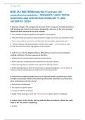 NUR 212 MIDTERM 2026&sol;2027 Test Exam 100 &NewLine;comprehensive questions &vert; FREQUENTLY MOST TESTED &NewLine;QUESTIONS AND VERIFIED SOLUTIONS&sol;GET IT 100&percnt; &NewLine;ACCURATE&excl;&excl; 2026&excl;&excl;