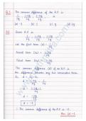  Class 10 Maths Arithmetic Progression &lpar;AP&rpar; Solved Questions with Answers &vert; Mathematics Practice Questions&NewLine;