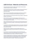 LEED GA Exam Materials and Resources 2026&sol;2027 &vert; LEED Green Associate v5 Practice Questions & Verified Answers