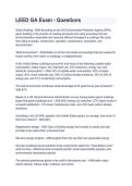 LEED GA Exam Questions 2026&sol;2027 &vert; LEED Green Associate v5 Practice Questions & Verified Answers
