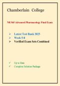 CHAMBERLAIN UNIVERSITY NR 565 &NewLine;ADVANCED PHARMACOLOGY FINAL EXAM &vert; &NewLine;STUDY GUIDE&comma; PRACTICE QUESTIONS&comma; &NewLine;CORRECT ANSWERS & DETAILED &NewLine;RATIONALES&lpar;2026&rpar; ACTUAL QUESTIONS & &NewLine;ANSWERS &lpar;CHAMBERLAIN&rpar;