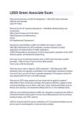 LEED Green Associate Exam 2026&sol;2027 &vert; LEED GA v5 Questions & Verified Answers