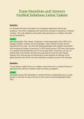 Essentials of Pediatric Nursing Bundle  Deal  Examination Questions and Answers Verified Solutions Latest Update