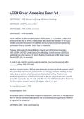 LEED Green Associate Exam V4 &vert; LEED GA v4 Questions & Verified Answers