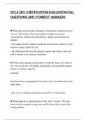 UCLA EKG CERTIFICATION EVALUATION FULL QUESTIONS AND CORRECT ANSWERS&period;pdf&NewLine;