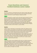Essentials of Pediatric Nursing Chapter 28 Exam Questions and Answers Verified Solutions Latest Update
