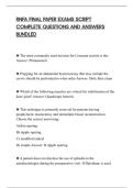 RNFA UPDATED ACTUAL TEST BANK WITH COMPLETE SOLUTION 100 PERCENT VERIFIED&period;pdf&NewLine;&NewLine;