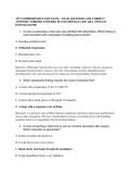 ATI COMPREHENSIVE EXIT EXAM &ndash; EXAM QUESTIONS AND CORRECT &NewLine;ANSWERS &lpar;VERIFIED ANSWERS&rpar; PLUS RATIONALE &vert; 2027 Q&A &vert; INSTANT &NewLine;DOWNLOAD PDF
