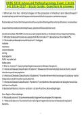 NURS 5350 Advanced Pathophysiology Exam 2 Units 5&ndash;8 2026&ndash;2027 &ndash; Study Guide&comma; Questions & Answers