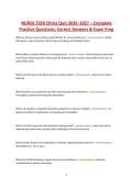 NURSG 5350 Ethics Quiz 2026&ndash;2027 &ndash; Complete Practice Questions&comma; Correct Answers & Exam Prep