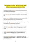 UT Tyler FNP NURS 5350 Adv Patho Exam 1 2026&ndash;2027 &ndash; Questions&comma; Answers & Study Guide