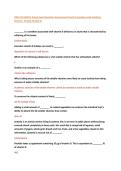 DHN 101 EXAM 4 Actual Exam Questions And Answers Practice Questions with Solutions Newest &vert; Already Graded A&plus;&NewLine;