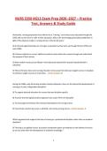NURS 5350 M2L3 Exam Prep 2026&ndash;2027 &ndash; Practice Test&comma; Answers & Study Guide&period;