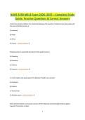 NURS 5350 M3L3 Exam 2026&ndash;2027 &ndash; Complete Study Guide&comma; Practice Questions & Correct Answers