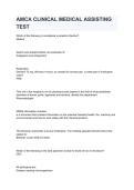 AMCA Clinical Medical Assistant Exam 2026&ndash;2027 &vert; Certified Medical Assistant Practice Questions & Answers &vert; AMCA CMA Exam Prep Study Guide
