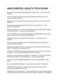 AMCA Mental Health Technician Exam 2026&ndash;2027 &vert; MHT Practice Questions & Answers &vert; AMCA Mental Health Tech Exam Prep Study Guide