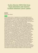 Evolve Elsevier HESI Med Surg Exam Questions and Answers Verified Solutions Latest Update 4