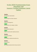Evolve HESI Fundamentals Assessment  Bundle  Questions and Answers Verified Solutions Latest Update