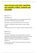 NCLEX RN NGN CASE STUDY QUESTIONS AND ANSWERS CORRECT ANSWERS AND SOLUTIONS&period;pdf&NewLine;&NewLine;