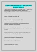 HONDROS NUR160 TERMS QUIZ 1 QUESTIONS WITH ACCURATE ANSWERS