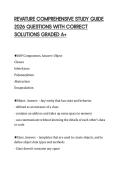 REVATURE COMPREHENSIVE STUDY GUIDE&NewLine;2026 QUESTIONS WITH CORRECT&NewLine;SOLUTIONS GRADED A&plus;