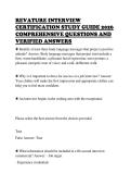 REVATURE INTERVIEW&NewLine;CERTIFICATION STUDY GUIDE 2026&NewLine;COMPREHENSIVE QUESTIONS AND&NewLine;VERIFIED ANSWERS&NewLine;