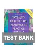 TEST BANK FOR Women's Health Care in Advanced Practice Nursing&comma; Second Edition 2nd Edition&comma; Kindle Edition by Ivy M&period; Alexander&period;ISNB&colon;978-0826190048 COMPLETE GUIDE ALL CHAPTERS COVERED 100&percnt; VERIFIED A&plus; GRADE ASSURED &excl;&excl;&excl;&excl;&excl; NEW LATEST UPDATE &excl;&excl;&excl;&excl;&excl;