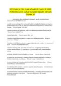 EPD Protocol Pilot Guide v7 with all Correct & 100&percnt; Verified Answers &vert;Actual Complete Update &vert;Already Graded A&plus;