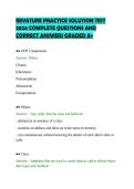 REVATURE PRACTICE SOLUTION TEST&NewLine;2026 COMPLETE QUESTIONS AND&NewLine;CORRECT ANSWERS GRADED A&plus;