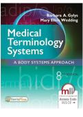 Medical Terminology&colon; A Systems Approach to Body Systems&comma; 8th Edition &mdash; Barbara A&period; Gylys &mdash; Course code&comma; institution&comma; and academic year not specified &mdash; comprehensive medical terminology reference material