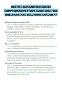 REX-PN &sol; GUARANTEED SUCCES&NewLine;COMPREHENSIVE STUDY GUIDE 2026 FULL&NewLine;QUESTIONS AND SOLUTIONS GRADED A&plus;&NewLine;