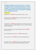 Hondros Nursing NUR 150 Exam 2 Questions & Answers 2026 &vert; Practice Test & Study Guide