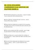 RED CROSS LIFEGUARDING COMPREHENSIVE EXAM QUESTIONS AND SOLUTIONS GRADED A&period;pdf&NewLine;&NewLine;