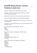 AGACNP Barkley Review&colon; Common Problems in Acute Care 2026&ndash;2027 &vert; Study Guide & Practice Questions