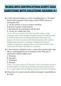 NCIDQ IDPX CERTIFICATION SCRIPT 2026 QUESTIONS WITH SOLUTIONS GRADED A