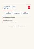 GE 5103 Week 9 Quiz Project Management I Trine 2026&sol;2027 &ndash; Questions and Answers &vert; 100&percnt; Verified &vert; Complete Verified Answers &ndash; Pass Guaranteed &ndash; A&plus; Graded&NewLine;&NewLine;