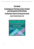 Contemporary Nursing Issues&comma; Trends&comma; and Management &mdash; Complete Nursing Study Material