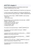ACCT101 Chapter 4 Study Guide &vert; Practice Questions&comma; Answers & Exam Review &vert; 2026&sol;2027
