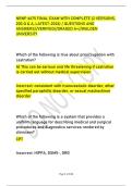 NRNP 6675 FINAL EXAM WITH COMPLETE &lpar;2 VERSIONS&comma; &NewLine;200 Q & A&comma; LATEST-2026&rpar; &sol; QUESTIONS AND &NewLine;ANSWERS&sol;&sol;VERIFIED&sol;&sol;GRADED A&plus;&sol;&sol;WALDEN &NewLine;UNIVERSITY
