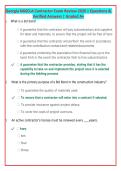 Georgia NASCLA Contractor Exam Review 2026 &vert; Questions & Verified Answers &vert; Graded A
