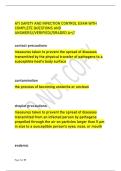 ATI SAFETY AND INFECTION CONTROL EXAM WITH &NewLine;COMPLETE QUESTIONS AND &NewLine;ANSWERS&sol;&sol;VERIFIED&sol;&sol;GRADED A&plus;&sol;&sol;